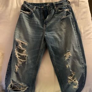 Abercrombie girlfriend jeans